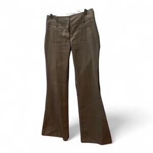Cache Brown Flare Dress Pants Size 4 Women’s